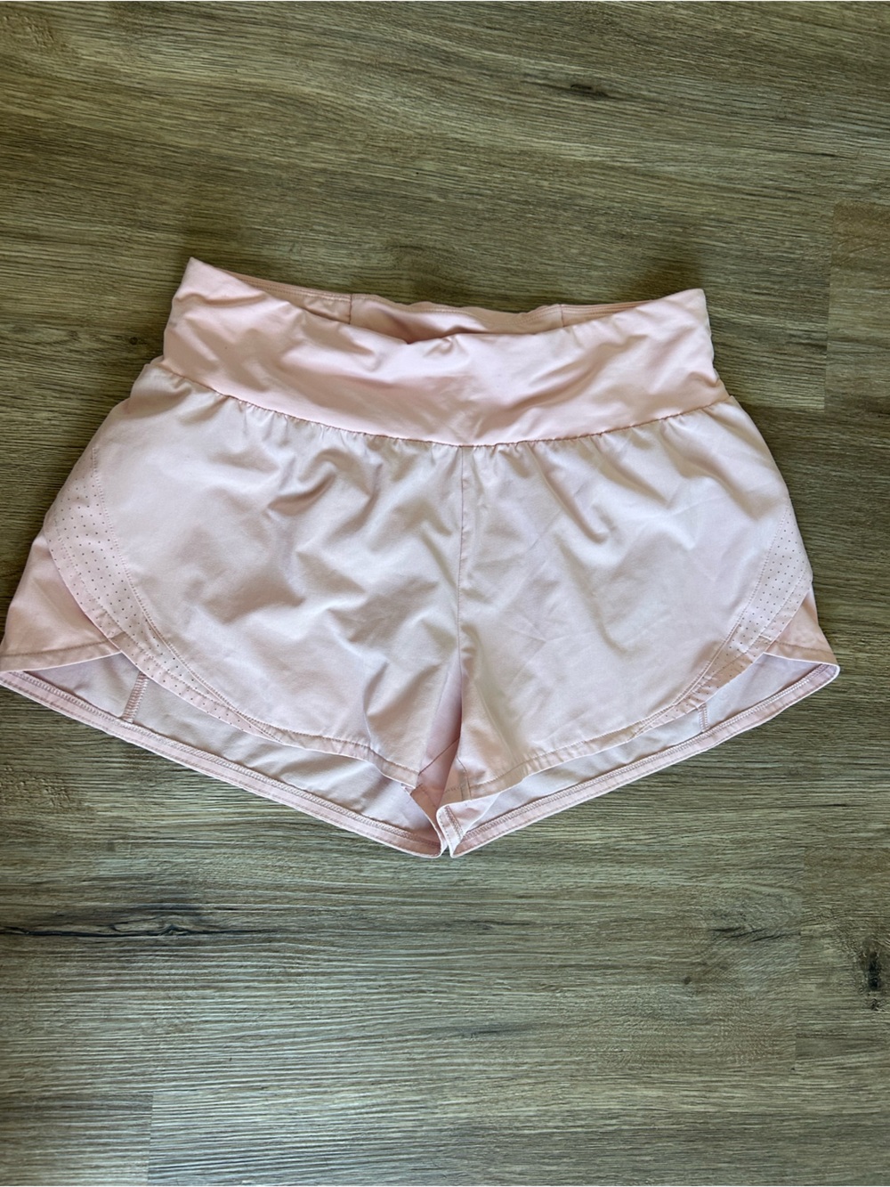 Alia Light Pink Athletic Shorts